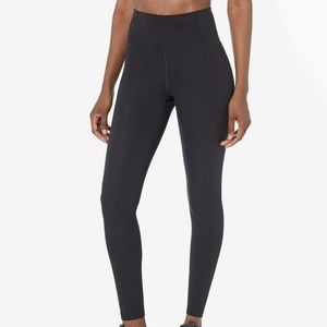 Girlfriend Collective Black Compressive Mid Rise Leggings
